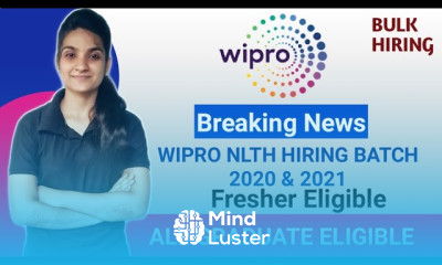 Big Update Wipro NLTH Mega Off Campus Drive for 2020 2021 Batch Started Apply Now Latest Jobs