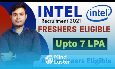 Learn INTEL Recruitment 2021 Job for Freshers Intel Recruitment 