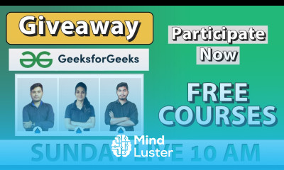 20 K Free Certificate Giveaway GeeksforGeeksVideos TopVarSity