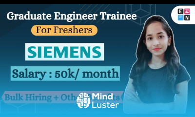SIEMENS Graduate Engineer Trainee Bulk Hiring 2022 TopVarSity