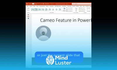 PowerPoint Tips Insert Your Live Camera Feed into Presentations with Cameo PowerPoint Shorts
