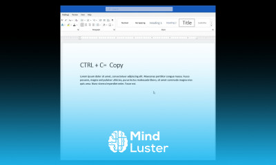 The Learnit Minute Copy Word Shorts