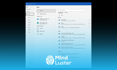 The Learnit Minute Open Document Word Shorts