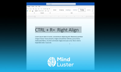 The Learnit Minute Right Align Word Shorts