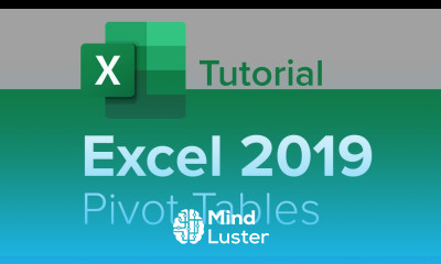 Excel 2019 Pivot Tables Tutorial