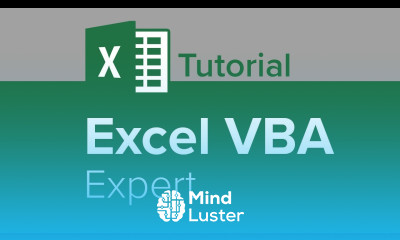 Excel VBA Expert Tutorial