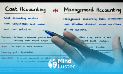 Cost Accounting vs Management Accounting By Saheb Academy