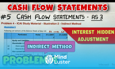 5 Cash Flow Statements Problem 4 Illustration 2 By Saheb Academy