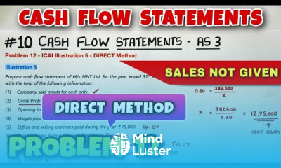 10 Cash Flow Statements Problem 12 Illustration 5 By Saheb Academy