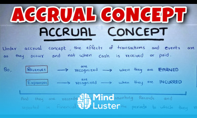 Accrual Concept EXPLAINED By Saheb Academy