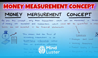 Money Measurement Concept EXPLAINED By Saheb Academy