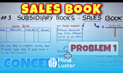 Sales Book Problem 1 By Saheb Academy