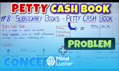 Petty Cash Book Concept Problem By Saheb Academy