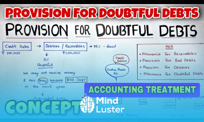 1 Provision for Doubtful Debts Bad Debts By Saheb Academy