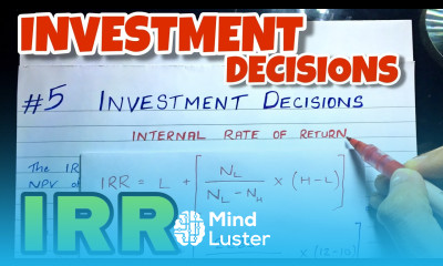 5 Internal Rate of Return IRR Investment Decision Financial Management B COM CMA CA