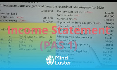 Income Statement Functional Presentation PAS 1 Part 1