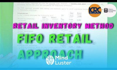 Retail Inventory Method FIFO Retail Approach