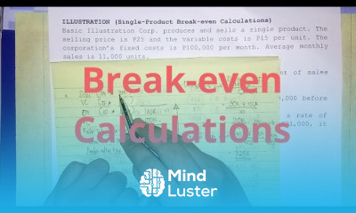 Cost Volume Profit CVP Analysis Break even Point Part 2
