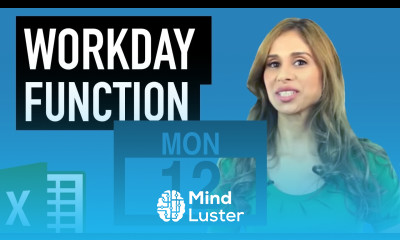 Excel Workday function Find end date exclude weekends holidays