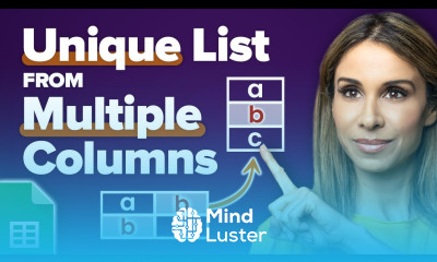 How to Get a UNIQUE List from Many Columns Using FLATTEN in Google Sheets