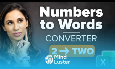 Convert NUMBERS to WORDS in Excel No VBA free file included