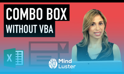 How to make a ComboBox dropdown in Excel without VBA