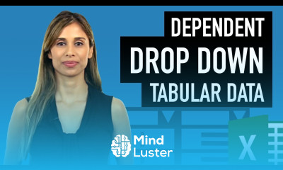 Excel Dependent Drop Down List with Tabular Data without Named Ranges