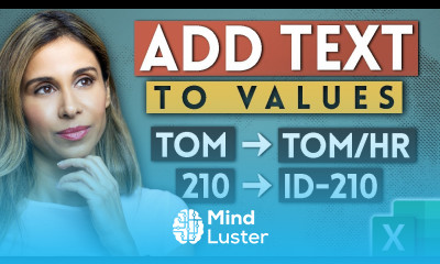 How to Add Text to the Beginning of Values in Excel Includes a Hidden Trick