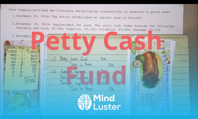 Journal Entries Imprest Fund System