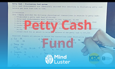 Petty Cash Fund Fluctuating Fund System