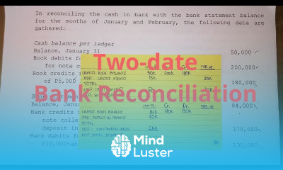 Proof of Cash Two Date Bank Reconciliation Application