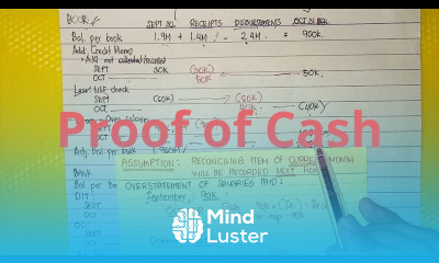 Proof of Cash Adjusted Balance Method Part 2