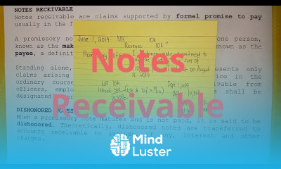 Notes Receivable Overview