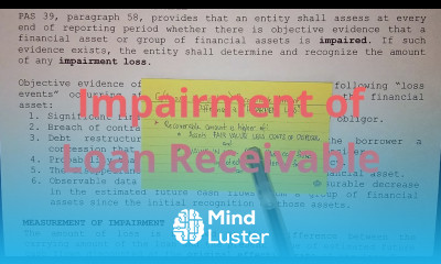 Impairment of Loan Receivable Overview