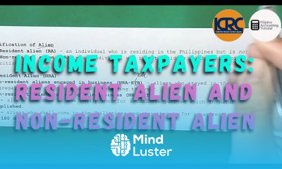 Individual Income Taxpayers Resident and Non resident Alien