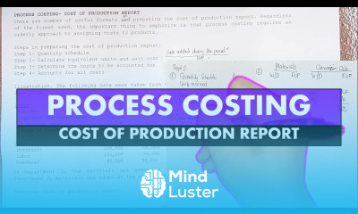 Process Costing Cost of Production Report Part 2