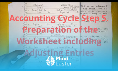 Basic Accounting Accounting Cycle Step 5 Preparation of Adjusting Entries