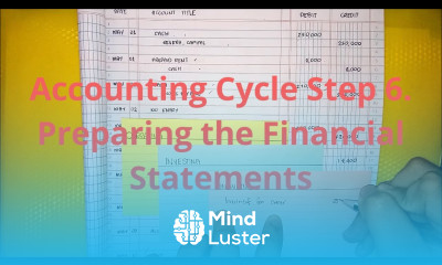 Basic Accounting Accounting Cycle Step 6 Statement of Cash Flows Part 1