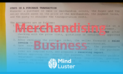 Basic Accounting Merchandising Business