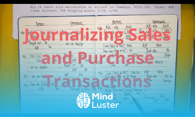 Basic Accounting Journalizing Sales and Purchase Transactions Part 2