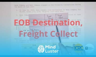 Transportation Costs Part 2 FOB Destination Freight Collect