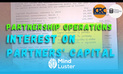Partnership Operations Division of Profits to Partners Part 3