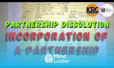 Partnership Dissolution Incorporation of a Partnership
