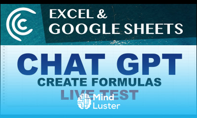 CHAT GPT Create Excel Google Sheets Budget Live Stream