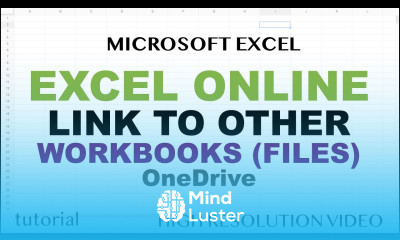 Excel Online Link to Other Workbooks Files Spreadsheets OneDrive