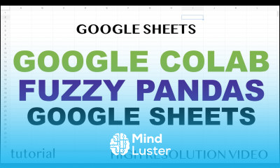 Google Colab Tutorial Fuzzy Match Lookup with Google Sheets Data Using Python Fuzzy Pandas