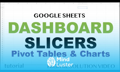 Google Sheets Dashboard with Slicers for Pivot Tables Charts Part 2