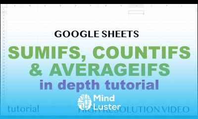 Google Sheets SUMIFS COUNTIFS AVERAGEIFS When Range is Between Dates or Cell Contains More