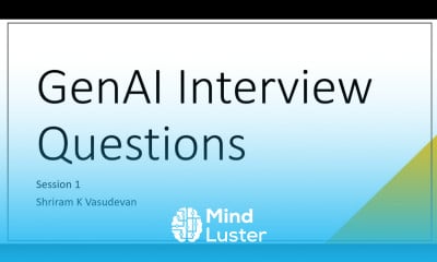 GenAI Interview Questions Part 1