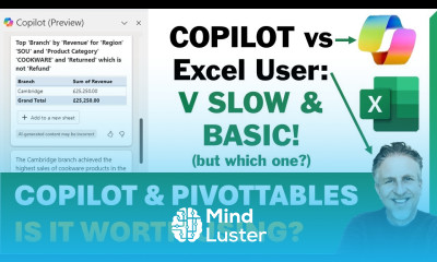 Using Copilot to Create Excel PivotTables Slow Pretty Basic 